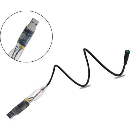 1pc 580mm USB Programming Cable For Bafang Programming 5Pin USB Cable For BBS01 BBS02 BBSHD Mid Drive Motor