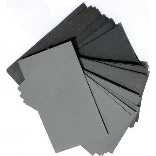 70Pcs Sandpaper Water resistance Furniture Sanding Paper Wet Dry 600 800 1000 1200 1500 2000 2500 Grit Durable Useful