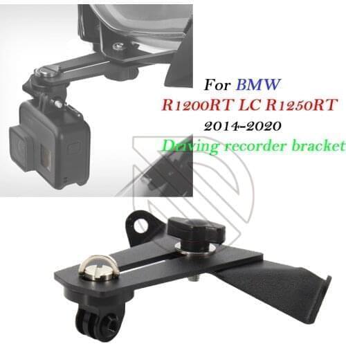 Motorcycle Accessories Driving Recorder Camera CNC Aluminum Bracket For BMW R1200RT LC R1250RT 2014-2020 R 1200 RT LC R 1250 RT