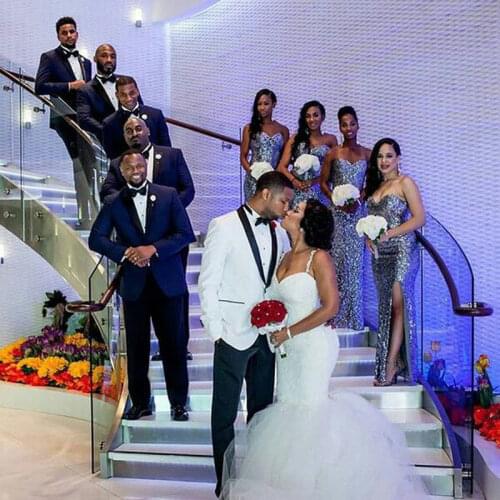 White Suits for Men Wedding BestMan Blazers Groom Tuxedo Costume Mariage Homme Slim Fit Terno Masculino 2Piece Coat Pants