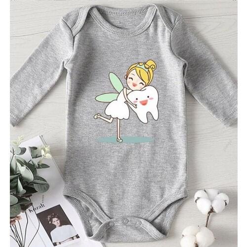 Bodysuit for Newborns Children Jumpsuits Baby Boy Clothing Kids' Things Printed Newborn Girl Winter Clothes Long Sleeve