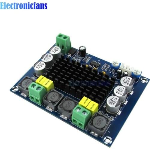 XH-M543 TPA3116D2 TPA3116 2*120W Dual Channel Stereo High Power Digital Audio Power Amplifier Board Amplificador DIY Module