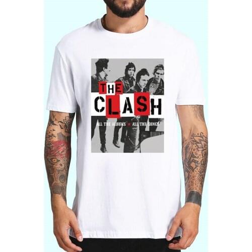London Calling Music Rock Band The Clash T Shirts Spring Tops Summer Tees Men Women Short Sleeve Casual Personaity T Shirts