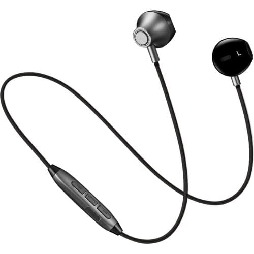 H2 bluetooth Earphone Waterproof Sports Wireless Earphones Bass Magnetic Neck-hanging Headset With Mic For iPhone