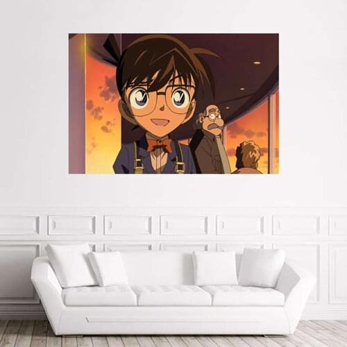 Canvas Home Decor Painting 1 Pieces Detective Conan Anime Picture Wall Art Hd Print Modular Modern Brand New Poster For Boy Room