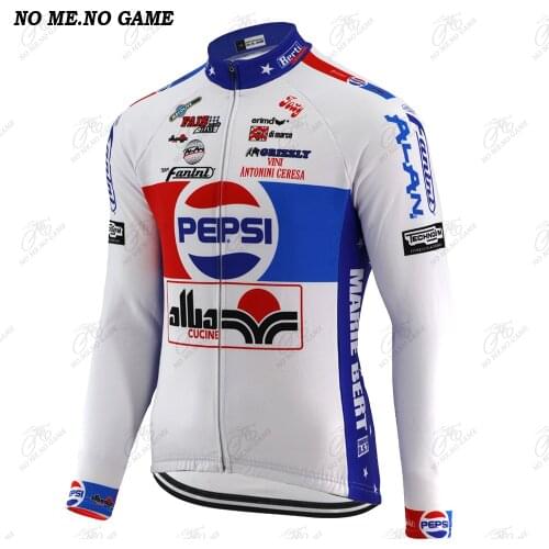 Classic Retro Cycling Jersey Long Sleeve Cycling Clothing Men Winter Fleece & spring No Fleece Road Bike Clothes/MTB Bike jersey