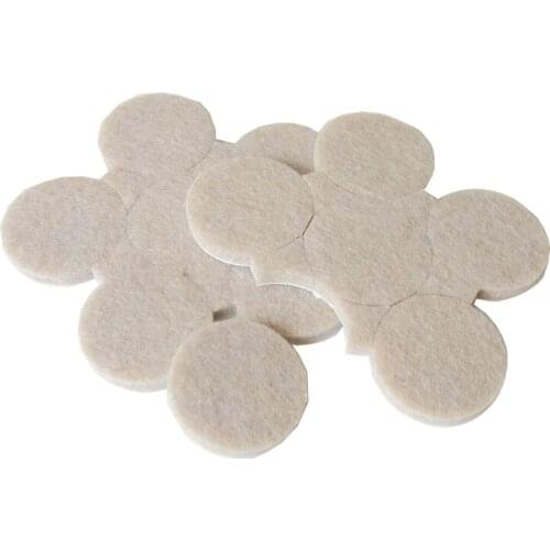 Round Felt Pads Table Chair Sofa Furniture Appliance Cushion Gasket Floor Abrasion Protector Guards Dia. 29mm