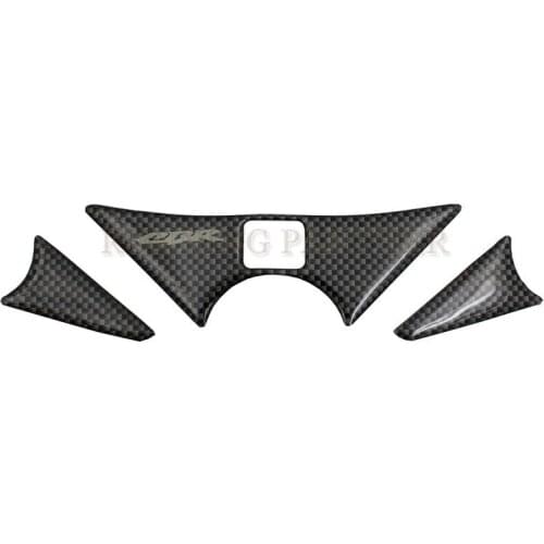 Motorcycle Carbon Fiber Pattern Top Triple Clamp Yoke Sticker case for HONDA CBR250RR CBR 250RR 2011 2012 2013