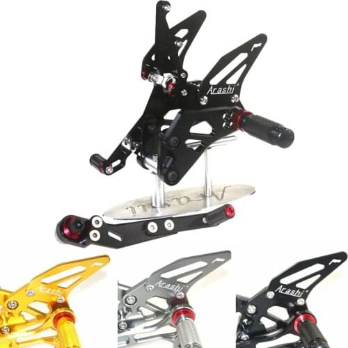 CNC Adjustable Rear Set Rearsets For SUZUKI GSXR1000 2009 2010 2011 2012 2013 2014 2015 2016 Foot Rest