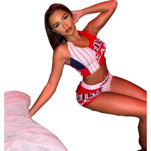 Sexy Sleeveless Suit Letters Street Hipster fFashion Vest Womens Clothing