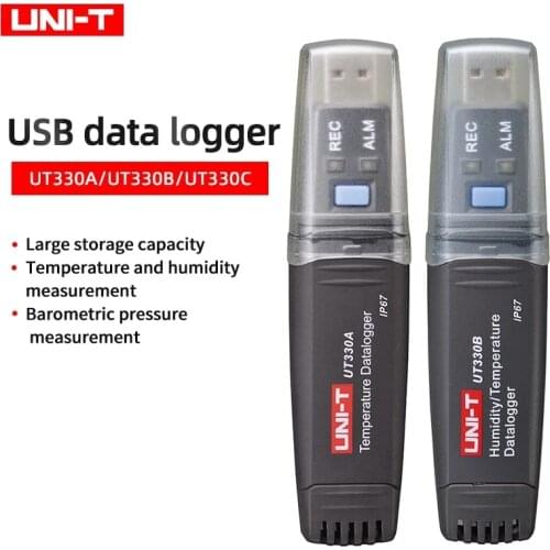 UNI-T UT330A USB data logger temperature IP67 waterproof weather station data logging UT330B UT330C