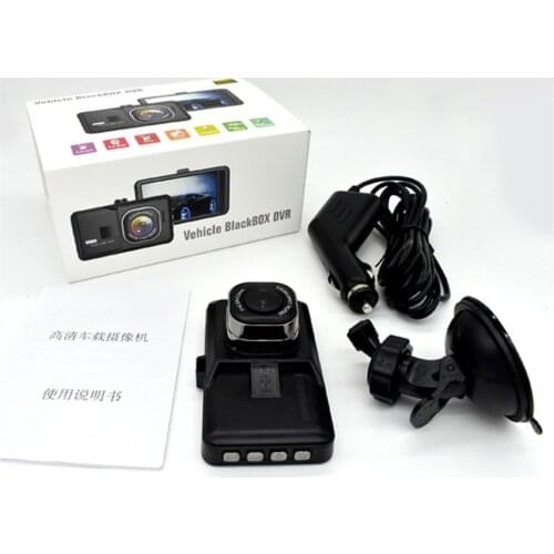 Full 1080P Dash Cam Video Recorder Driving For Car DVR Camera 3.0 Inches Cycle Recording Wide Angle Dashcam Video Registrar