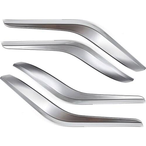 4PCS Set ABS +PC Car Inner Armrest Cover Trim For BMW X1 E84 2010-2016 51412991775 51412991776