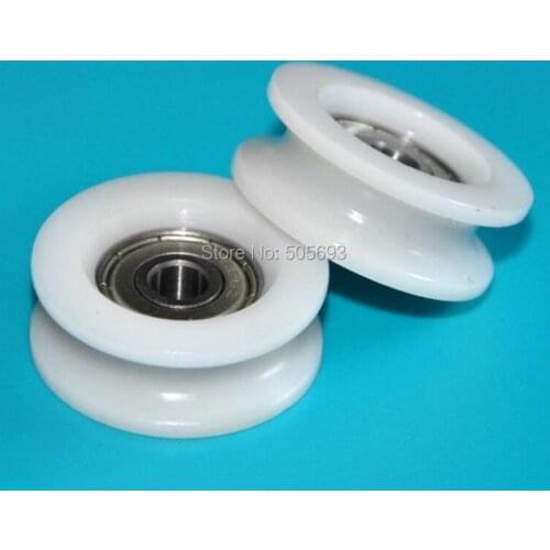 Take a U-shaped guide rail embedded bearing plastic bag U groove ,groove pulley bearing 6*19*6 sell two pieces one package