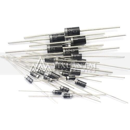 100pcs 1N5817 1N5819 1N5399 1N4937 1N4004 1N4001 1N4007 Schottky Rectifier Diode HER107 UF4007 FR207 FR157 FR107 RL207 DO-41