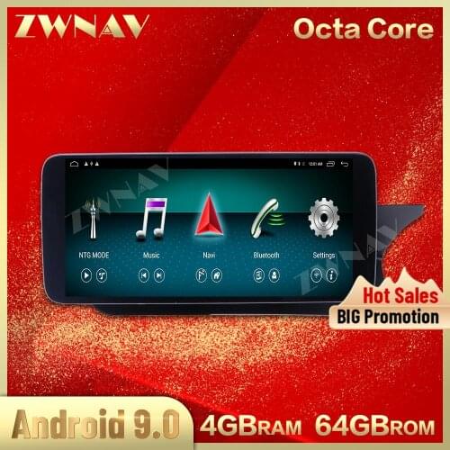 4+64G Android 10.0 Car Multimedia Player For Mercedes-Benz W204 2011 2012 2013 2014 car Gps Navi BT Audio Radio stereo head unit