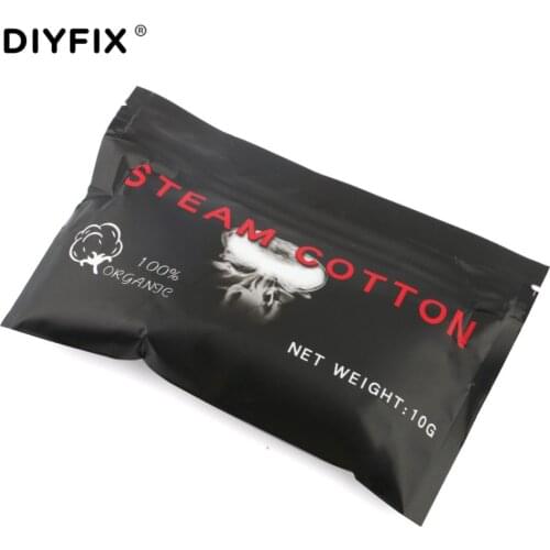 DIYFIX Organic Cotton Vape Cotton Bacon Kendo Cotton for Electronic Cigarette Rebuildable RDA RBA DIY Atomizer Vapor Cotton
