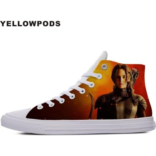 Casual Shoes Mens White Handiness Fantasy Movie For The Hunger Games Comfort Walking Shoes Lace Up Men Fashion Footwear Man
