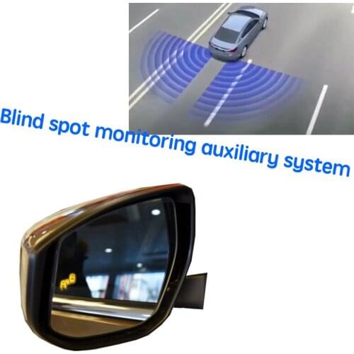 Car BSD BSM BSA Blind Area Spot Warning Drive Mirror Rear Radar Detection System For Nissan Pulsar Sentra Sylphy G17 2012~2019