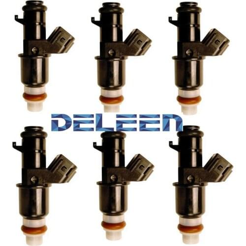 Deleen 6x Fuel Injector For H onda FJ485 16450-RCA-A01 Fine injector Car Accessories
