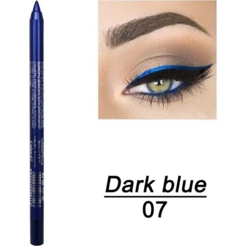 14 Color Colorful Eyeliner Pen Natural Matte Eyeliner Waterproof Long Lasting Not Blooming Quick Dry Eye Makeup Pencil TSLM1