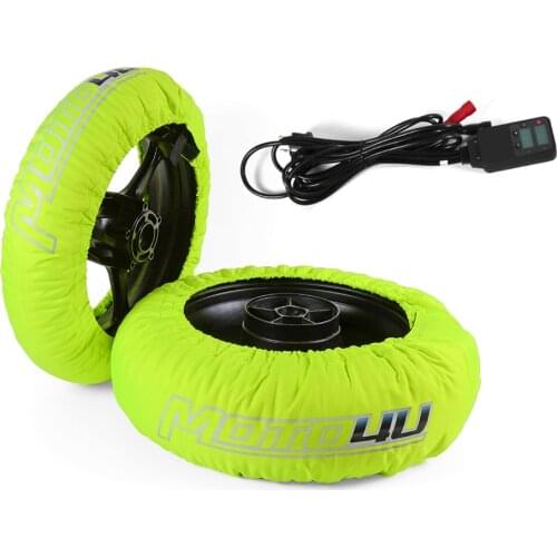 New Motorcycles CE Digital 120/165 Front and Rear Tyre warmer Racing Universal Motorcycle Race Tire Warmer calentador de llantas