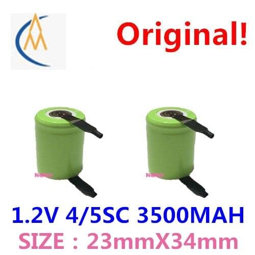 2PCS Brand new authentic 4/5 sc 1.2 V 3500 mah ni-mh power battery electric tools/electric drill