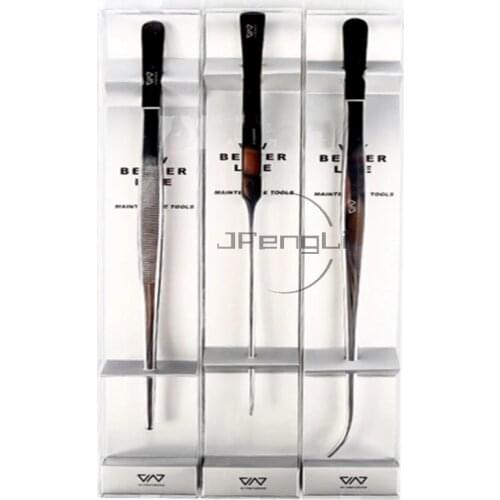 VIV Aquatic Stainless Steel Plant Tweezer Straight Curve Never Rusty same quality as ADA Free Shipping