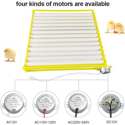 9 tubes Roller Egg Tray Hot Selling Quail Goose Chicken Duck Bird Poultry Eggs Tray Farm Incubation With Motor Turn The Eggs