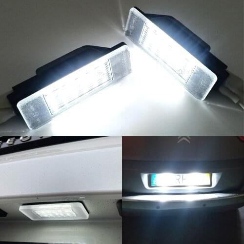 License Number Plate Light 6340.F0 6340.A5 6340G9 FOR Peugeot 106 1007 308 3008 407 806 508 Citroen C2 C3 C4 C5 C8