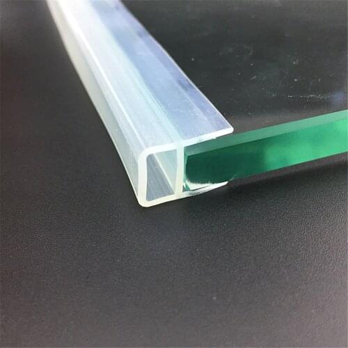 Collision Avoidance Gasket Draught Excluder Silicone Sealing Strip Automatic Sliding Sash Shower Bathroom Door Window Seals