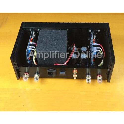 1PCS Stereo Finished Audio Amplifier Clone Classic QUAD 405 Power Amplifier 100W+100W ONSEMI MJ15024 HiFi AP23