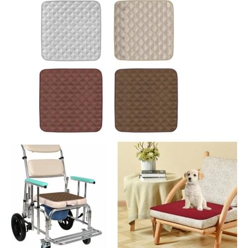 Water Resistant Absorbent Washable Chair Protector Pad Protection For Incontinence People 4 Kinds Color for Choice