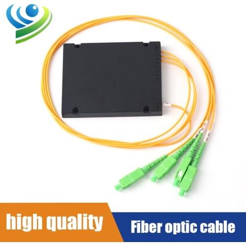 PVC Waterproof SC APC FBT 1x3 1M ABS Box Type Optical Fiber Splitter 1310/1550nm Fiber Optical Splitter Single Mode