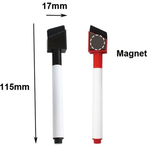 Whiteboard Pen White Board Markers Black Red Color Dry Erasable for Student Childrens Drawing Pen Office School Supplies