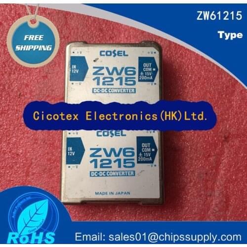 ZW61215 DC-DC CONVERTER MODULE ZW6 1215 IN 12V OUT +-15V 200mA IGBT ZW 61215 ZW6-1215 ZWG-1215