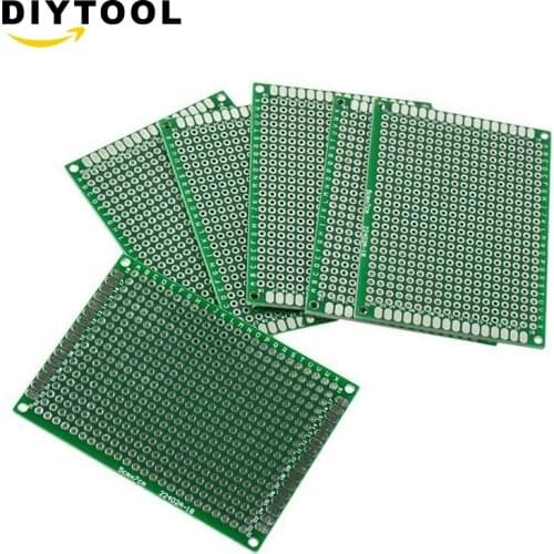1/10PCS Double Side Prototype PCB Bread board Tinned Universal 2x8cm - 9x15cm