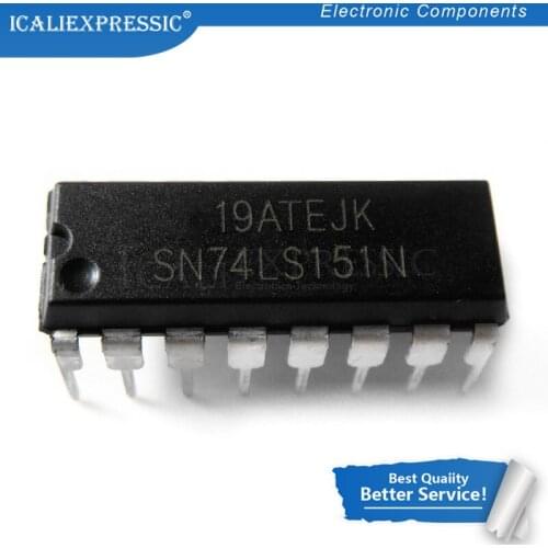 10PCS SN74LS151N DIP16 HD74LS151P DIP-16 74LS151 DIP SN74LS151