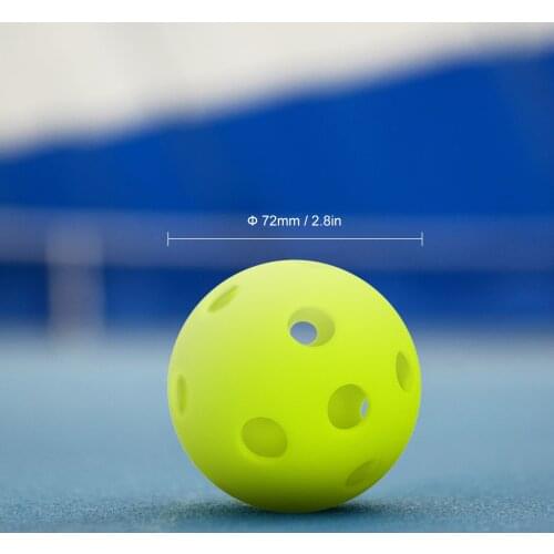 12 Packs 26 Holes Indoor Pickleball Yard Garden Body Building Balls Indoor Outdoor Fitness Equipment