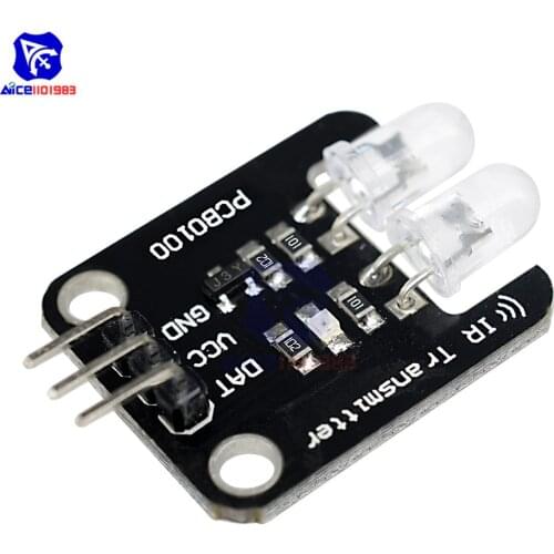 Diymore PCB0100 2 Channel Infrared Transmitter Module IR Transmitter for Arduino Electronic Building Blocks
