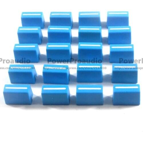 20pcs/lot Blue Color New Channel Crossfader Fader Cap Knob Fit For RANE 57 TTM57 TTM57sl TTM57mk2