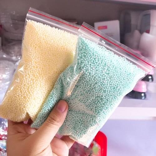 4000pcs Styrofoam Filler Balls Bottle DIY Snow Mud Particles Accessories Slime Balls Small Tiny 2-6mm Foam Beads for Foam