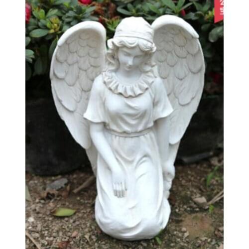 Resin American angel figures display a resin decoration creative gardening living room sculpture European outdoor crafts