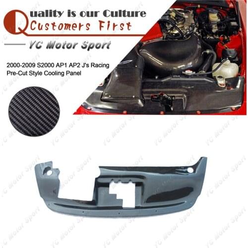 Car Accessories Carbon Fiber Js R Pre-Cut Style Cooling Panel Fit For 2000-2009 S2000 AP1 AP2 Cooling Panel
