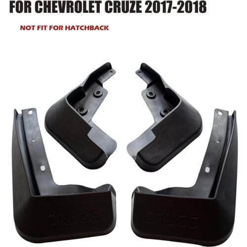 Car Mud Flaps All New For Chevrolet Cruze 2017 2018 Mudflaps Splash Guards Front Rear Mud Flap Mudguards Fender YC101028