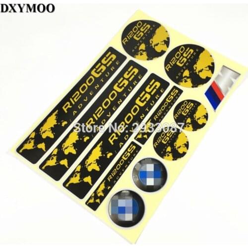 1 SET Motorcycle Tail Box Car Whole Body Decals for ADV R1200GS F800 F700 GS ENDURO