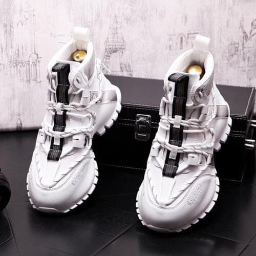 Vintage Fashion New Men High Quality Black White Casual Lace Up Shoes Flats Male Designer Prom Sneakers Zapatos Hombre