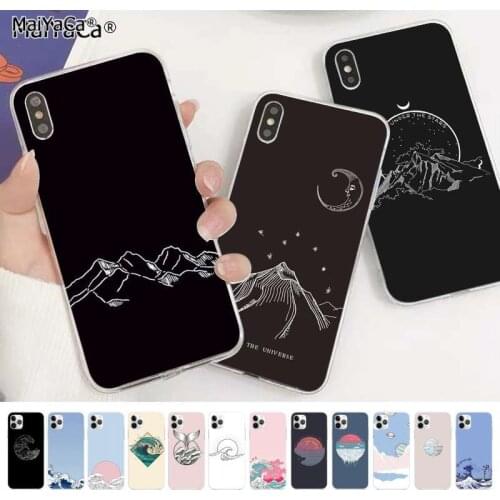 MaiYaCa The Great Sea Wave Kanagawa mountain peak Phone Case for iPhone 11 12 pro XS MAX 8 7 6 6S Plus X 5S SE 2020 XR fundas