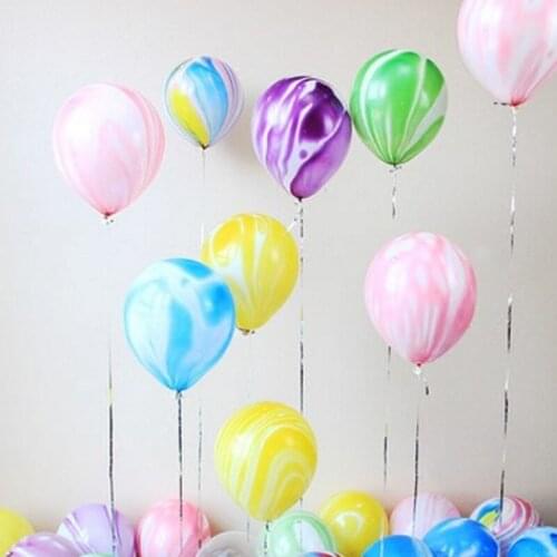 Marbled Balloon 12 Inch 4g Mixed color Cloudy Balloon 100% Latex Balloon Kids Toys Helium balloon 30pcs