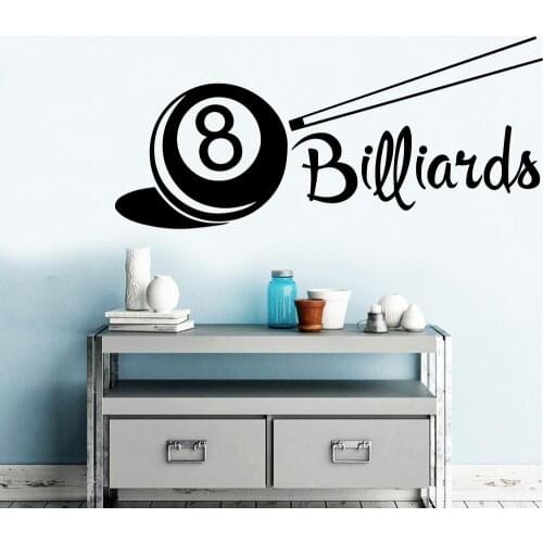 New Design Billiards Kitchen Decoration Accessories For Bedroom Decoration Adesivo De Parede